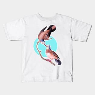 Pecking birds Kids T-Shirt